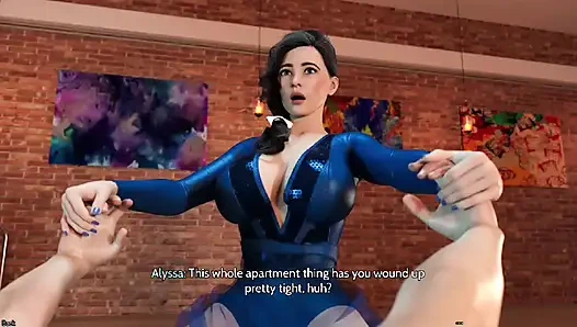 My dance partner teaching me dance