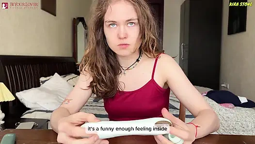 Sex Toy for Masturbation Beyourlover: Crash Test. Kira Stone Had Take a Real Orgasm