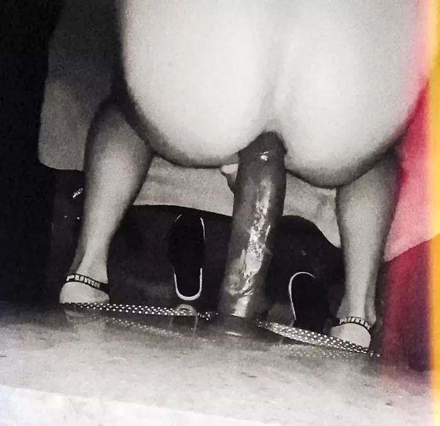 Omfg dildo mounted enjoying riding bbc interracial