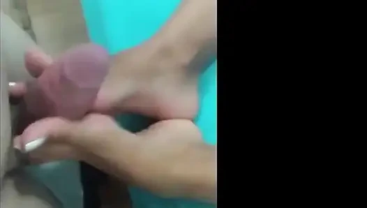 Goddess kiffa - sesi footjob amatir asli