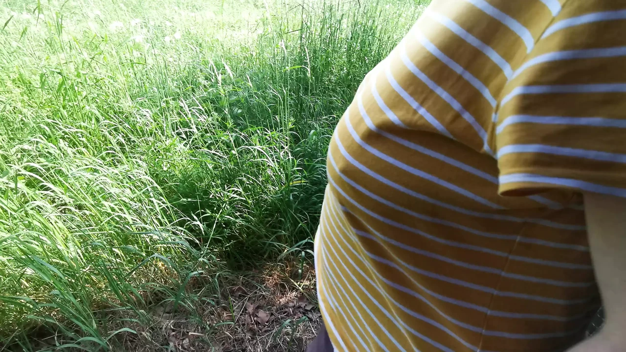 Beating her tits until red in the barn