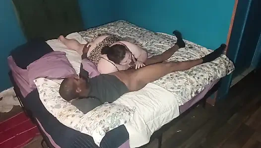 Развлечение траха с большим длинным большим черным членом