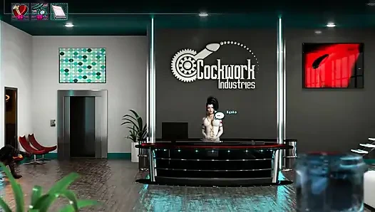 Cockwork industries: horny girl got caught masturbating with vegetable - ep. 4