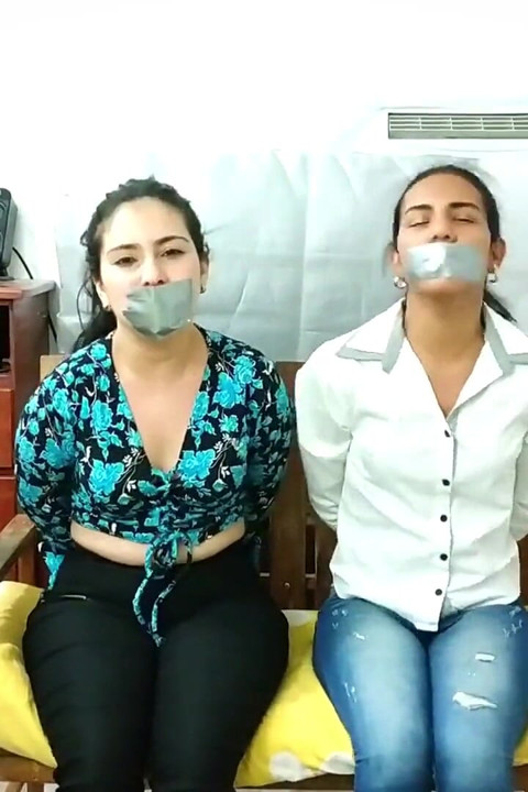 Gagged with Each Other's Stinky Socks and Foot Worshipped by Stepmom!