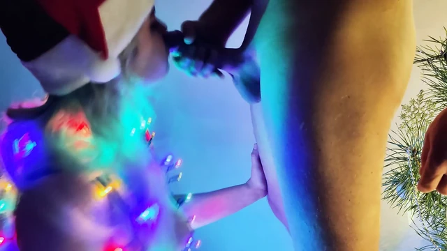 New Year's suck, slobbering gift part 1