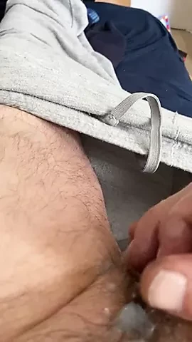 Masturbating big load amateur
