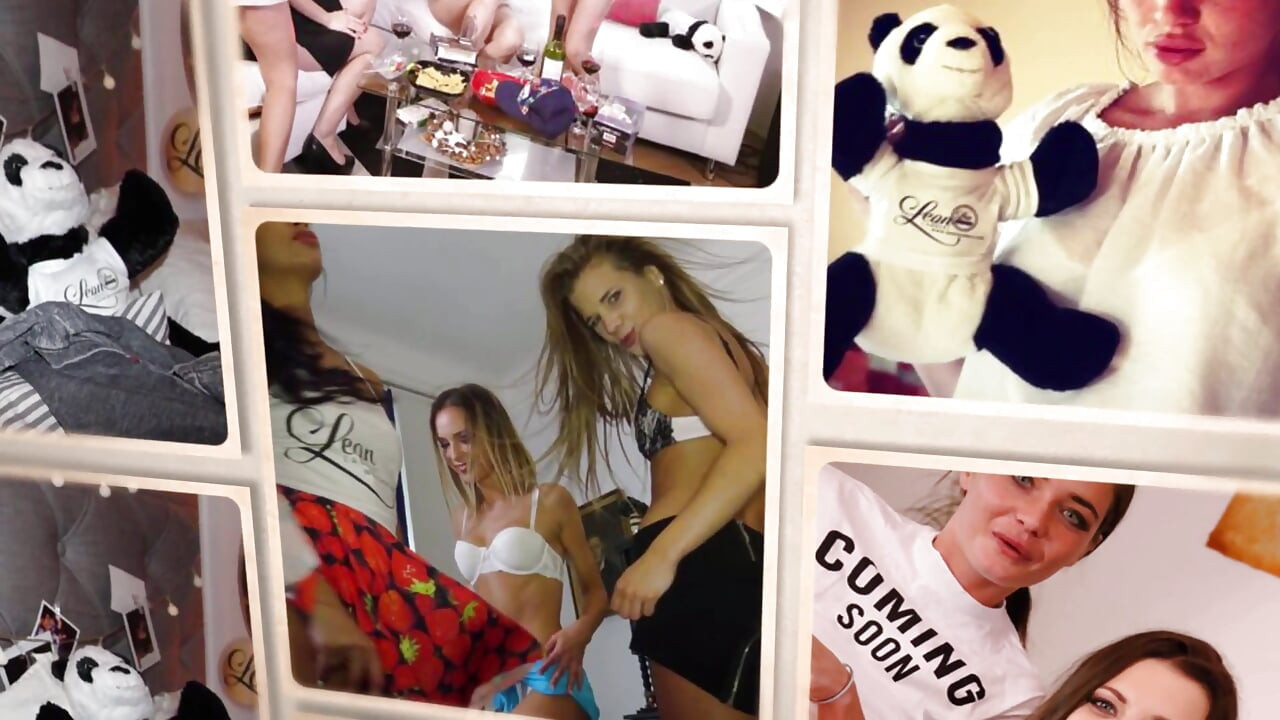 Sexy college girls are having fun