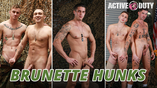 Sexy Brünette hunks Szenen ft Brandon Anderson, Roman Todd