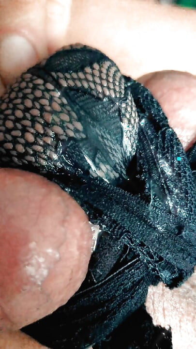 Making a chastity belt from fragrant smelling panties
