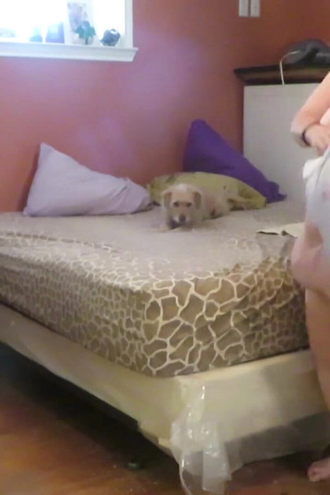 Make my bed topless then nude