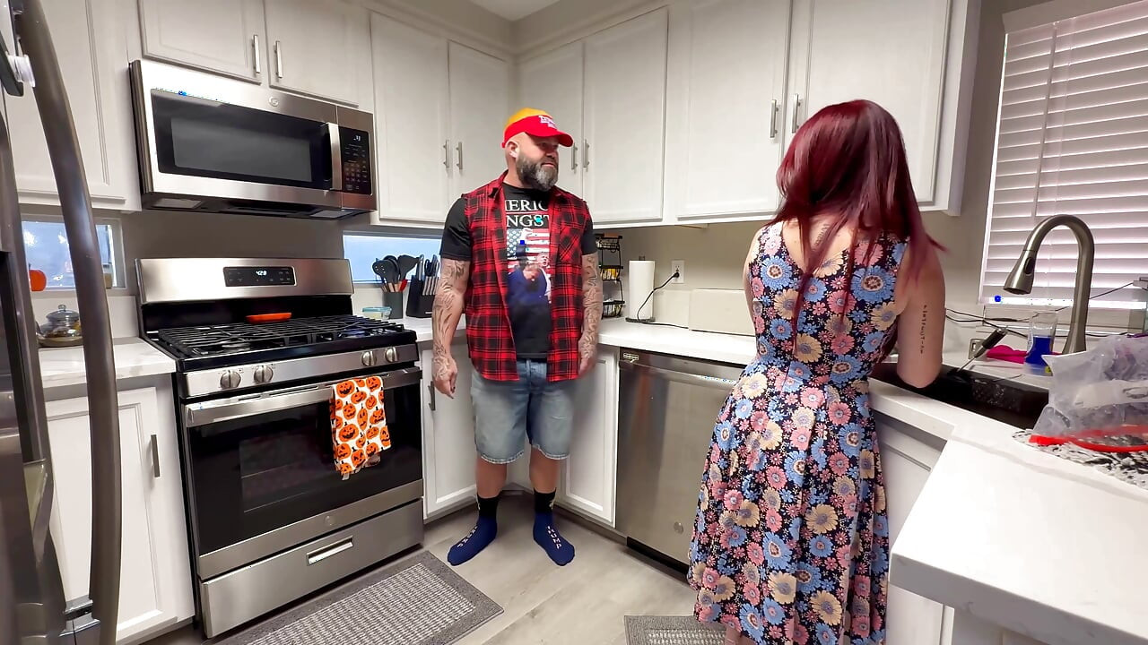 Step Daughter Gets Attitude Fucked Out of Her for America