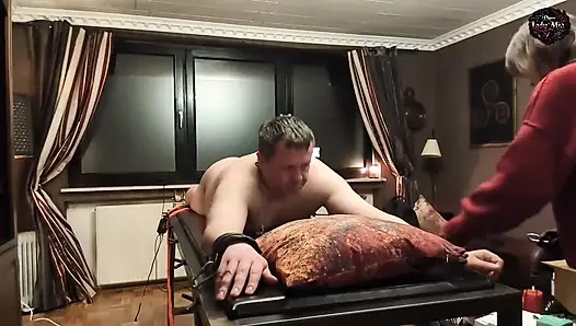 Domlady Mia - Punishment of Terror for the Slave - Training: Ass Fucked by the Fucking Machine - Part 1