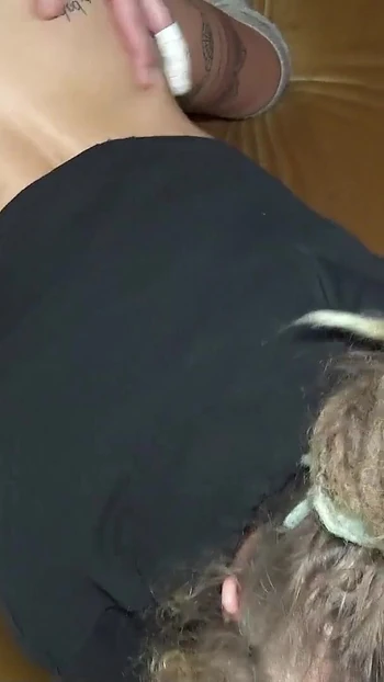 Powerful moment from "Old Young Amateur MMF Threesome with Skinny German Dreadlocks Teen Julia Juice"