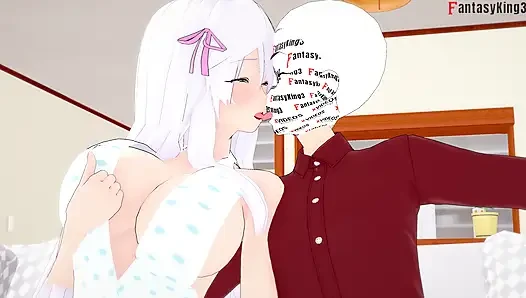 Guru hot rossweisse mengundangku ke rumahnya untuk ngentot - hs dxd ntr madness 13