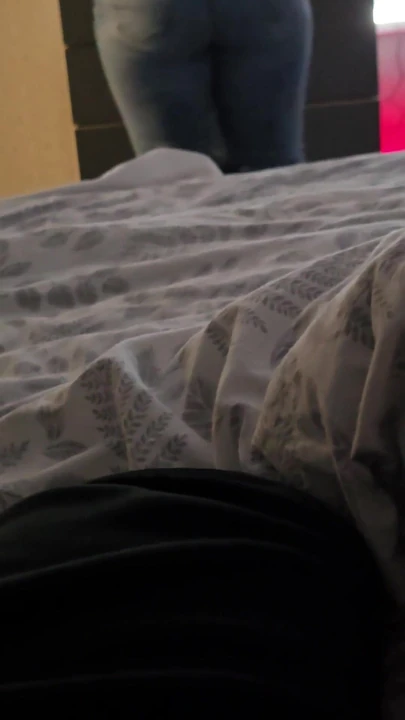Key moment from "Step mom sneaking into step son room in bodysuit"
