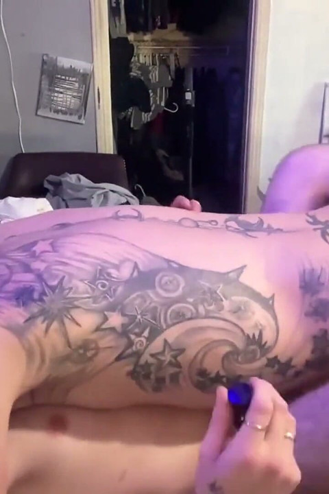 Tatted Stud Thrills Twink
