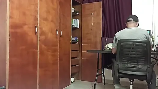 My Trip Was Delayed a Bit Because, Stepbrother, You Have to Masturbate in Front of Me. What a Delicious Cock You Have.