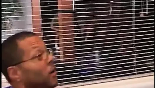 Interracial FMM threesome and double team fucking