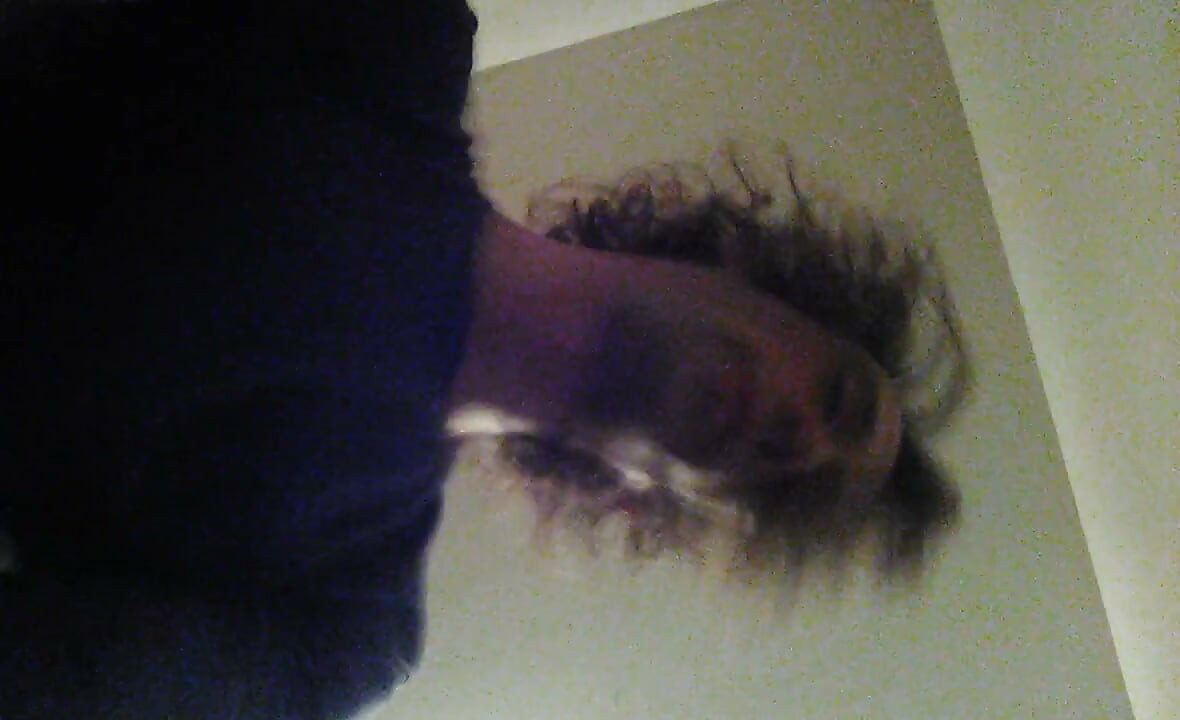 Trying to Masturbate Standing up