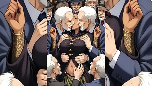 Gadis muslim berhijab dientot habis-habisan sama pria tua yang jelek dan bejat - diremas, dicium, dientot habis-habisan bagian 2