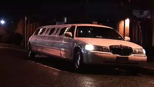 group sex in the boss's limousine!
