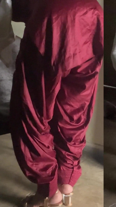 Jaw-dropping moment from "cross dresser silk salwar suit teasing big boobs"