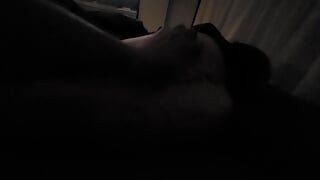 After a Short Back and Foot Massage, the Stepsister Decided to Jerk off to Her Stepbrother, Big Cumshot