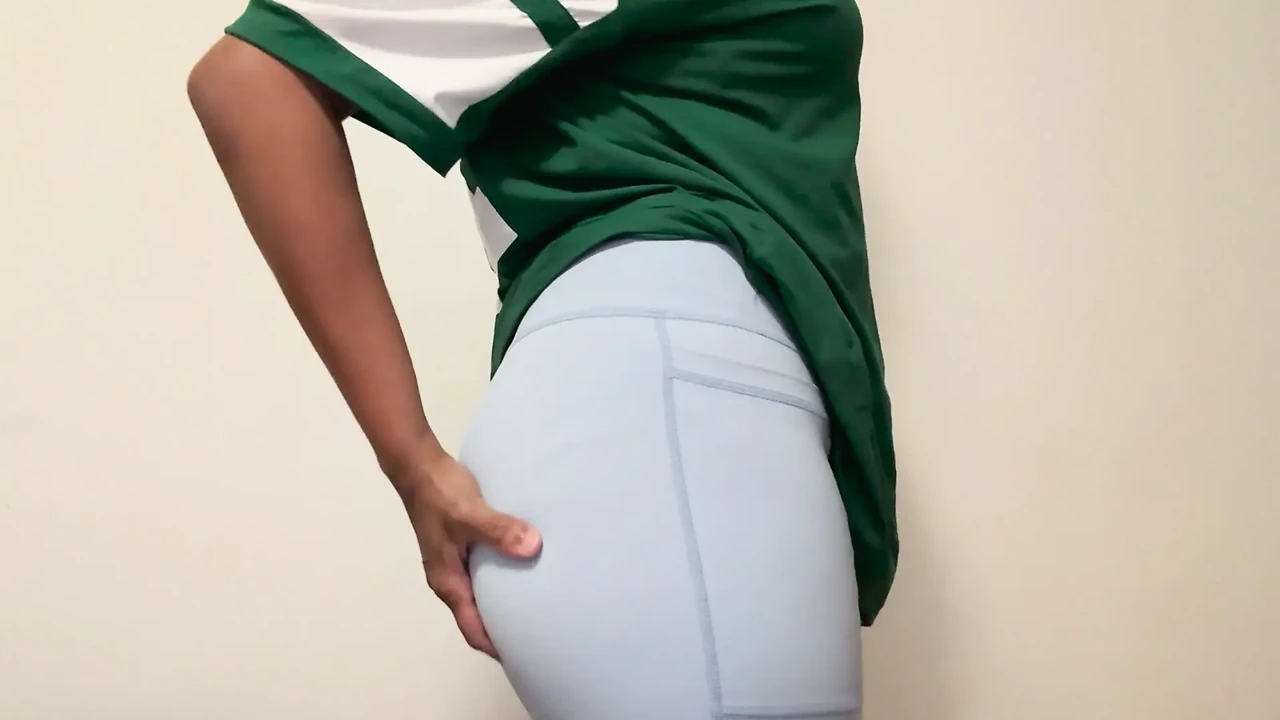 College indian baby girl after gym having fun undressing and showing off her anal