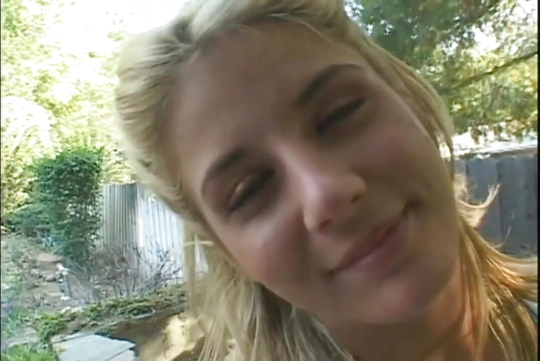 Chubby blonde slut takes it in the ass