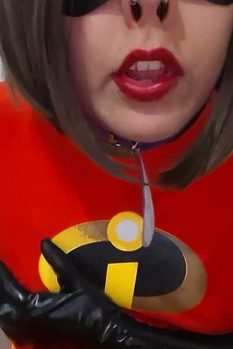 Full Version Cute Halloween Trans Girl Tit Slap and Lactating After Pumping Her Tits with Vacuum Milking Machine