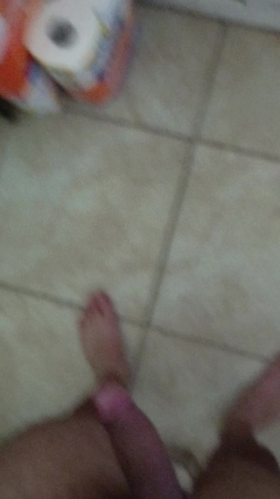 Mostrando meu pau macio