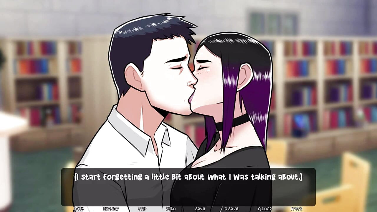 Dawn of Malice: shy girl, big cock blowjob in the college library ep 24
