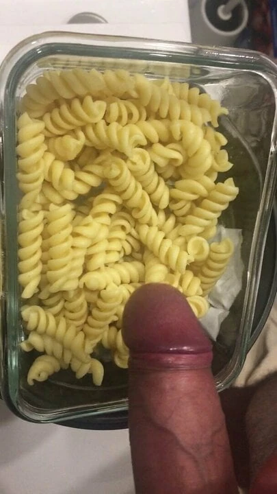 pissing on pasta before cooking