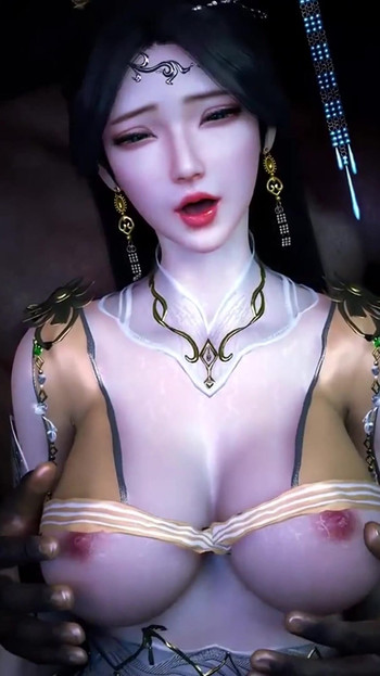 3D Cute Cosplay Slut Asian Whore Have Group Sex