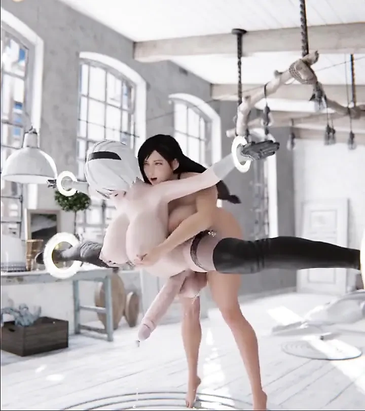 Tifa Fucking 2b Futa Shemale