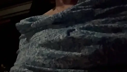 Tit flashing train striptease as I get ready for bed whilst on a 65 hour journey from L.A. to Chicago