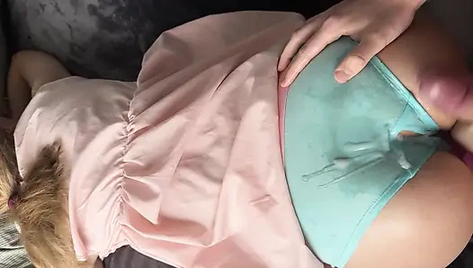 Stepsis Lets Me Use Her Pussy for Last Time, Kinky Rubbing