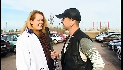 Ginger teen with big boobs and hairy pussy gets naked at casting