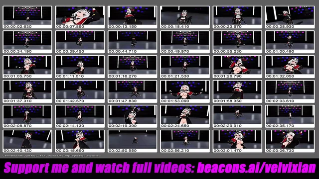 Cute Sahanamata Chloe - Sexy Dance + Gradual Undressing (3D HENTAI)