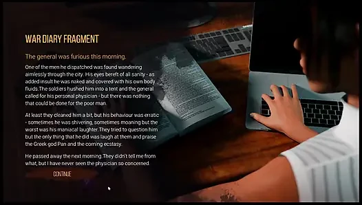 Croft Adventures Game Hentai Parody Ep.4 Lara menemukan bahwa pustakawan tidak mengenakan celana dalam di bawah rok mininya!