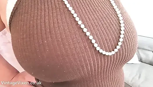 Mature Married Slut Wants YOUR Cum over Her Big Tits