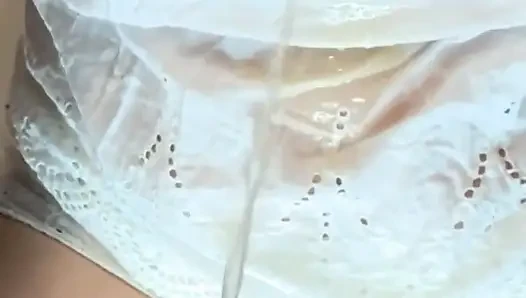 GILF Sucks the Piss Out of My Bladder Sits with Her Pussy in a Puddle of Urine