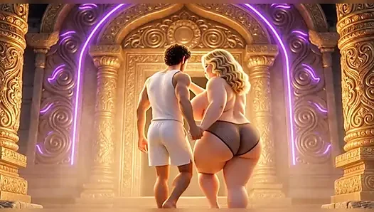 Temple of Lust - Passionate Couple's Erotic Adventure