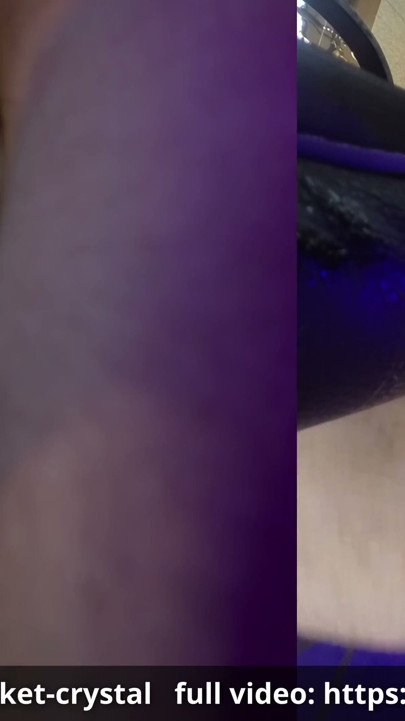 Fucking my kiiroo pocket crystal stroker | Clip 1