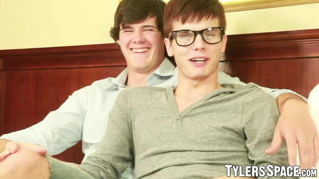 Twink cock riding action with anal fun after cock sucking