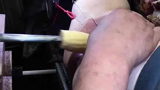 Wide Open Cocked Pussy Machine-fucked From Very Close 2