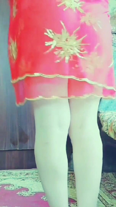 Cute pre cumming hot legs ladyboy sexy shemale cute crossdresser with belly dancer skirt | Clip 2