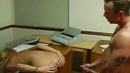 Perfect blonde nurse gets het anal hole fucked and load of cum in it