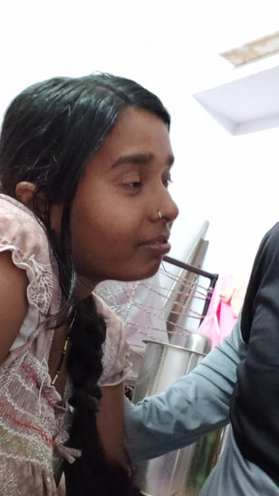 Hot Devar and bhabhi romantic hot video - desi village bhabhi beautiful nipple boobs suking video part-2 | Clip 1