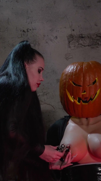 Halloween Nipple and Smoking Fetish